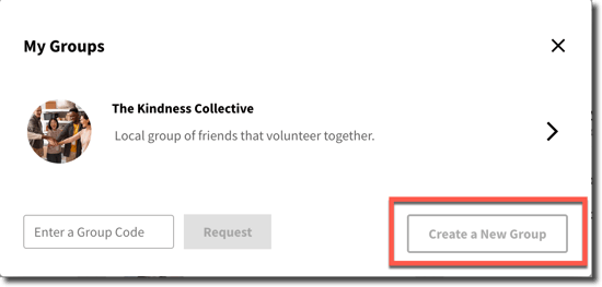 New Group Button